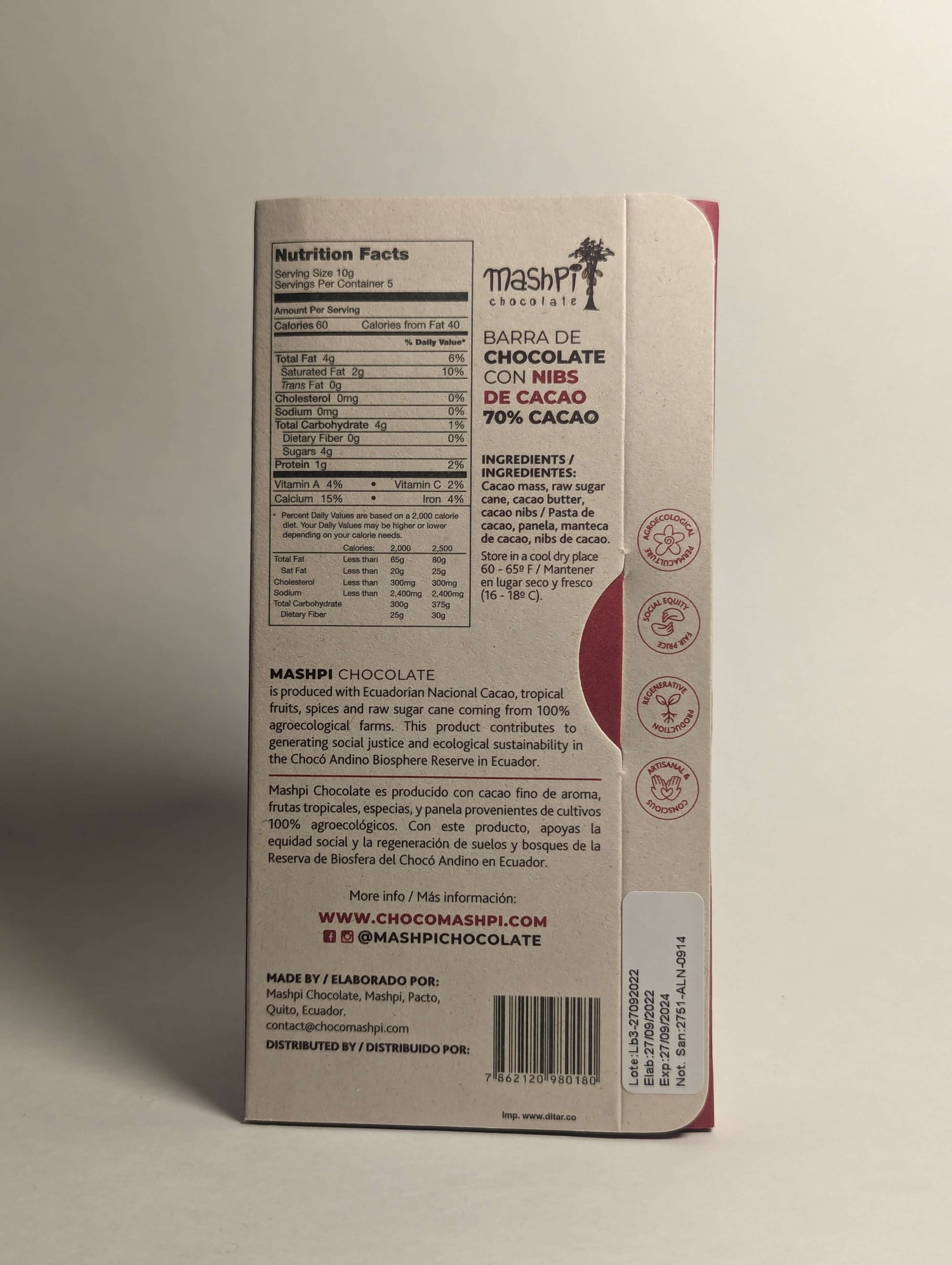 Barra de 70% - Mashpi-Chocolate-Best-Chocolates-in-Ecuador