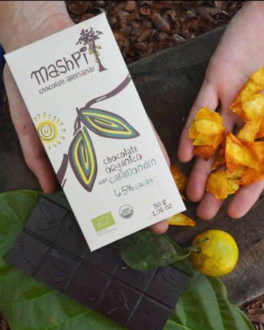 Barra 65% con Calamondin - Mashpi Chocolate