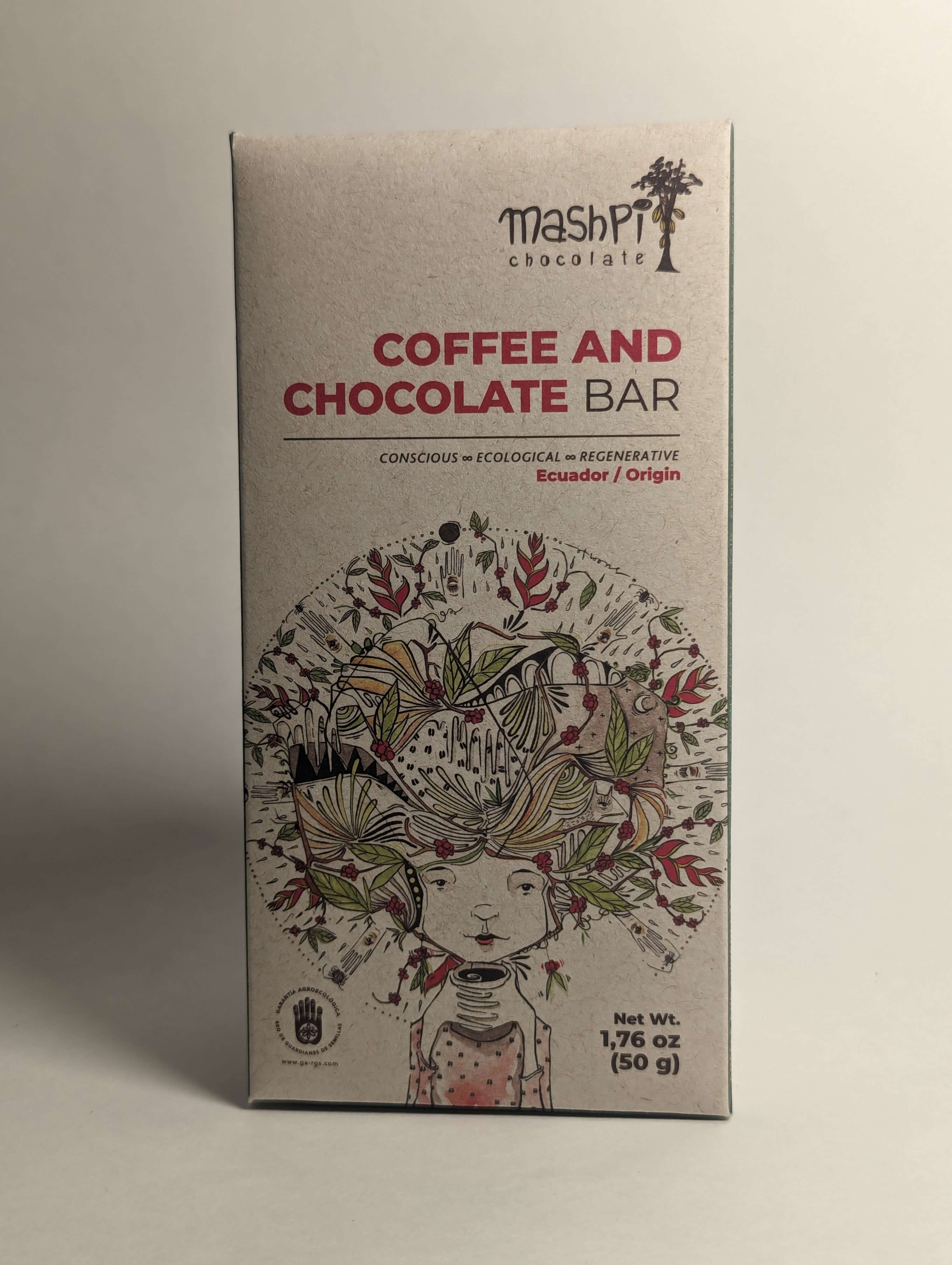 Coffee Chocolate Bar - Mashpi Chocolate 