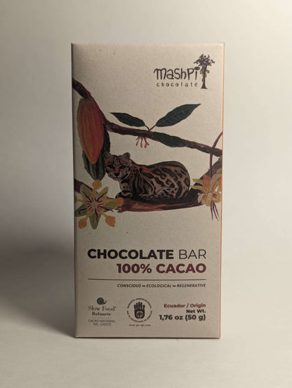 100% Chocolate Bar - Mashpi-Organic-Chocolate 