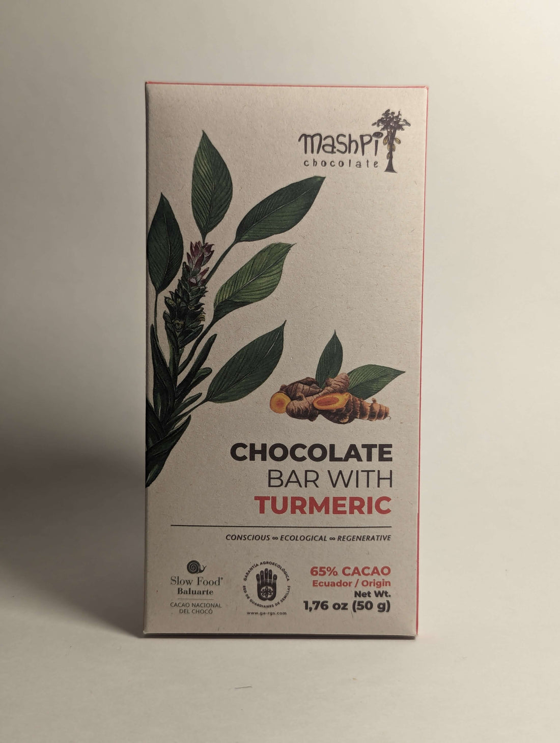 Turmeric Chocolate bar - Mashpi Chocolate 