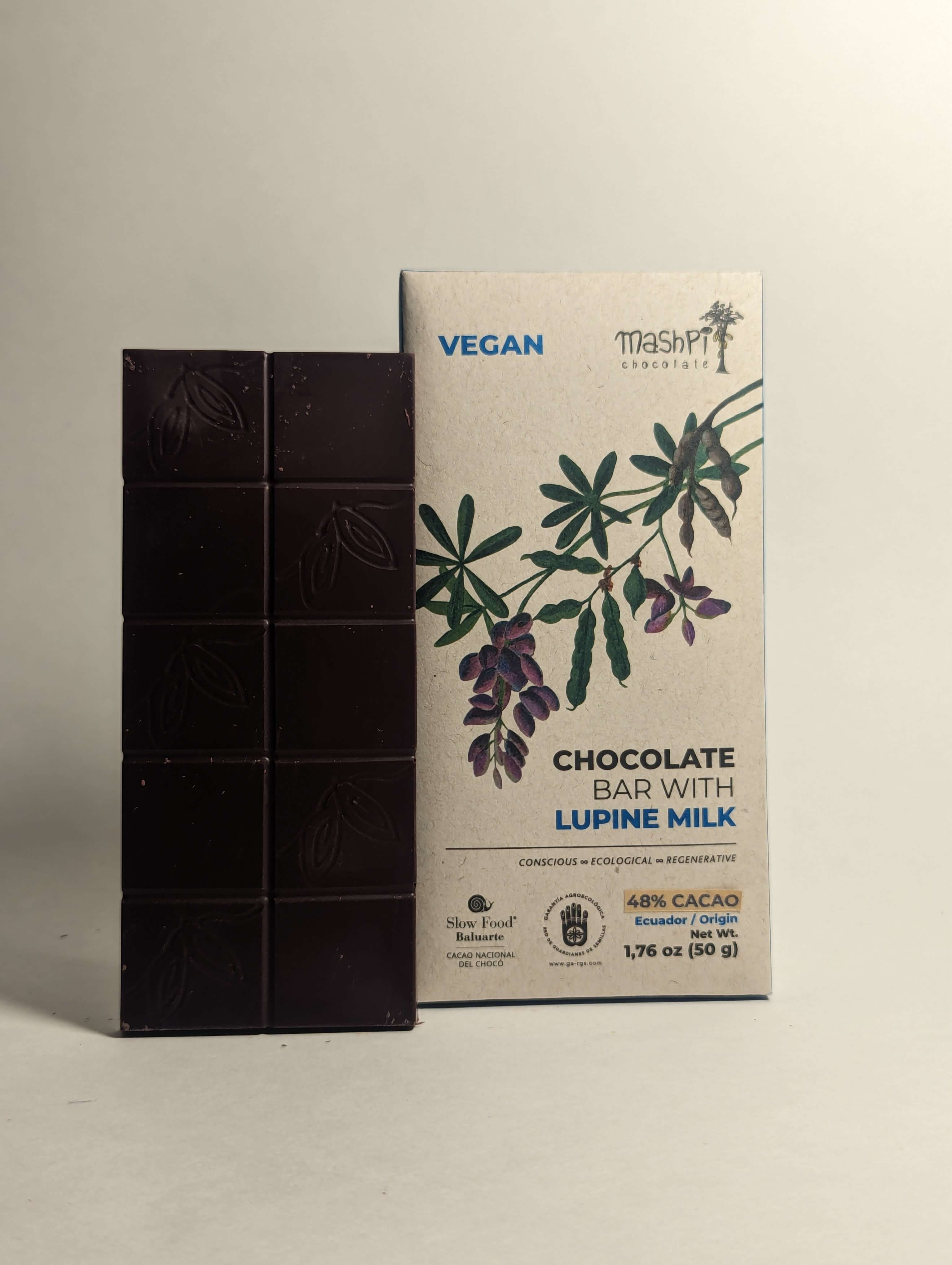 Lupine Chocolate Bar - Mashpi Chocolate 